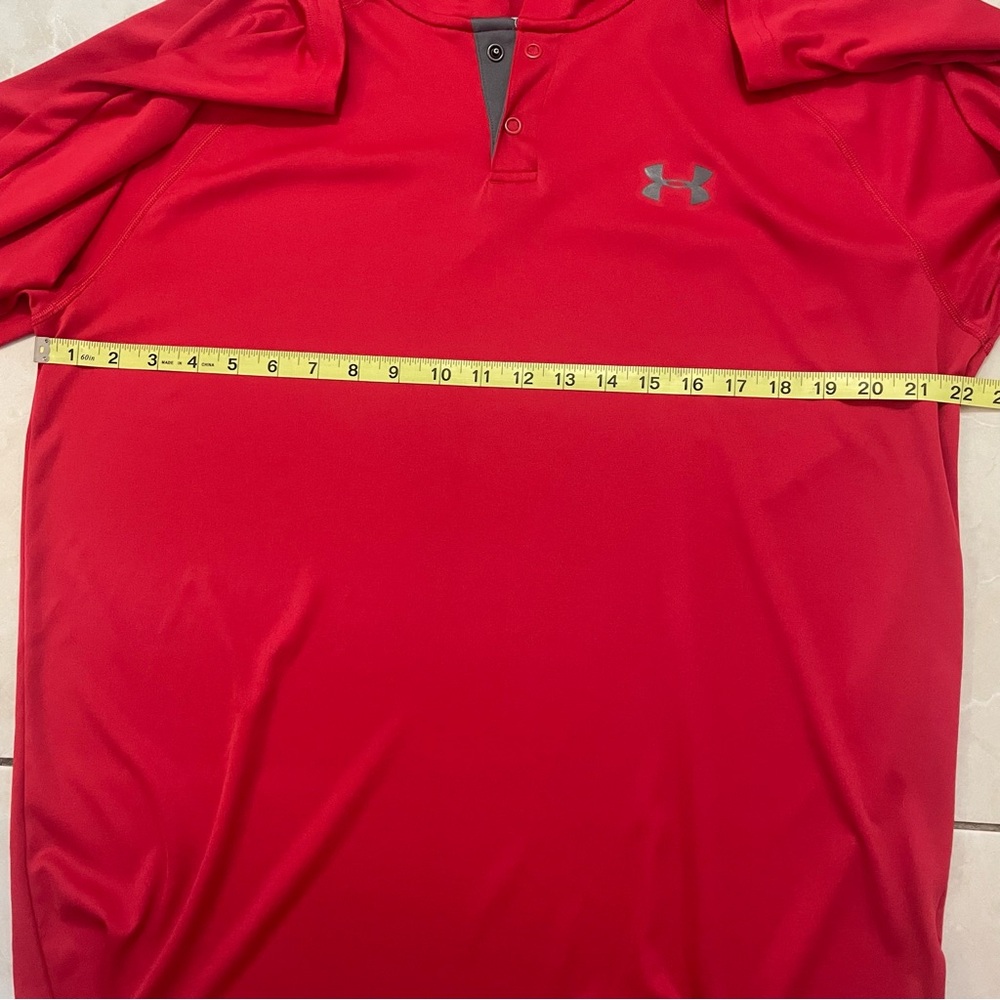 Red Under Armour Long Sleeve Hoodie - Picture 4 of 10